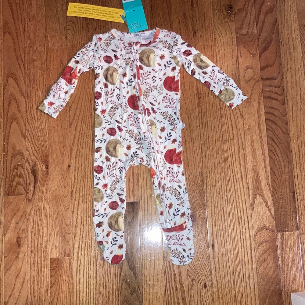 New Posh Peanut Woodland Footie-3-6M